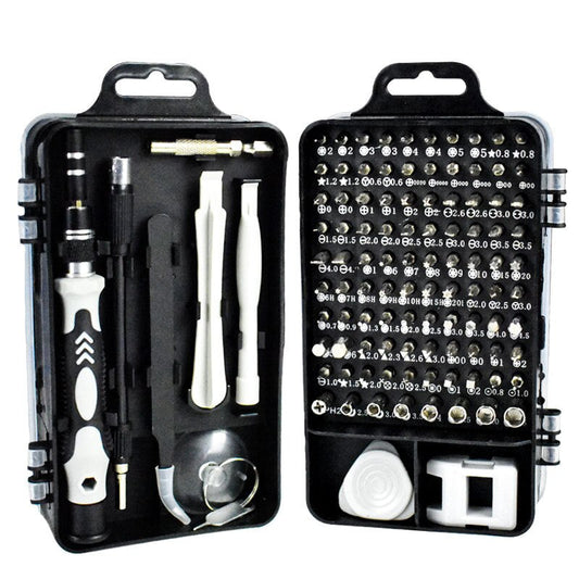Repair Tool Kit, Precision Screwdriver (115 Pieces) - Professional