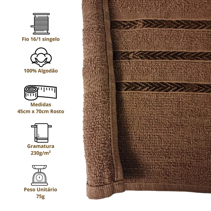 Set of 10 Dubai Face Towels